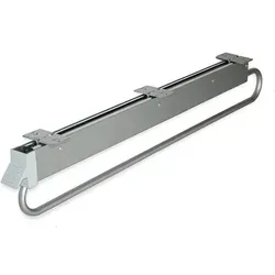 Emuca Garderobenauszug für Kleiderschrank 800mm in grau von Emuca