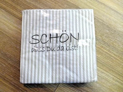 Papierservietten Weiß von Bestlivings