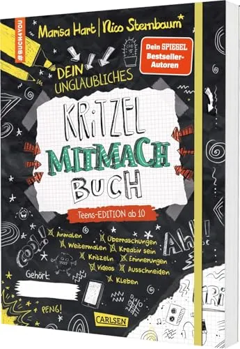 buch4you: Dein unglaubliches Kritzel-Mitmach-Buch: Teens-Edition ab 10