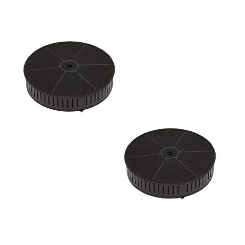 Elica Aktivkohlefilter CFC0038668 / CFC0140343 - Dunstabzugshauben-Zubehör, 2 Stück Ersatzfilter für saubere Luft in der Küche, neutralisiert Essensgerüche und reduziert Allergierisiko.