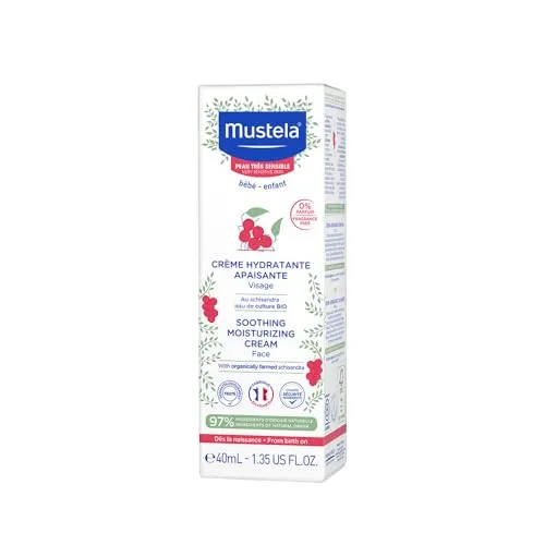 Mustela Avocado Perseose Beruhigende Gesichtscreme BIO, Gesicht, Baby, ganze Familie