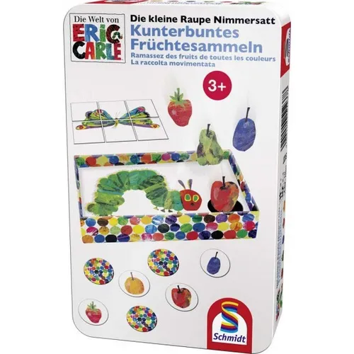 Die kleine Raupe Nimmersatt-Kunterbuntes Früchtesammeln Spiel Neu