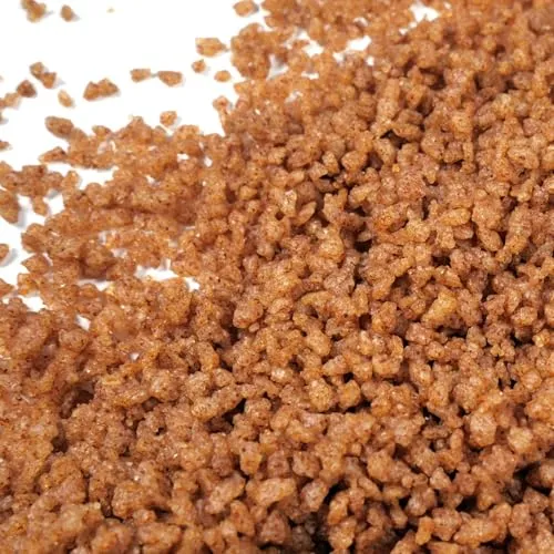 Streuselheld Crunch Zimt 40g Streusel zum Dekorieren und Verzieren von Gebäck aller Art wie Torten Kuchen Keksen Zuckerstreusel