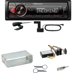 Pioneer MVH-330DAB Bluetooth Digitalradio Einbauset für Mercedes W210