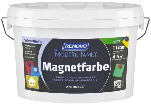 Renovo 1 Liter Magnetfarbe Anthrazit von Renovo