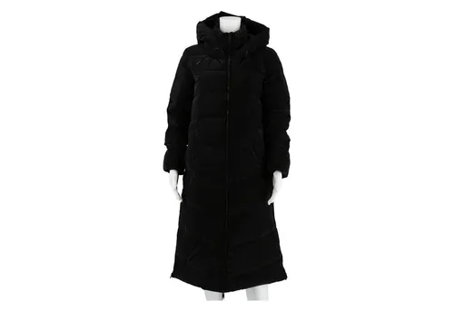 CMP Damen Parka Fix Hood U901 Nero 36 - Stylischer Damen-Parka in Schwarz, wasserabweisend und ideal für kalte Wintertage. Mit großer Kapuze und atmungsaktiver Feel Warm Flock Polsterung für optimalen Komfort.