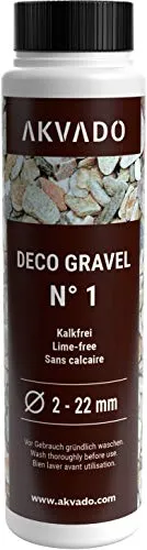Akvado Naturkies Dekokies Aquarienkies Bodengrund für Aquarien Aquarium Deko Kies N°1-2-22 mm