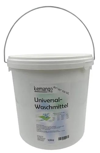 Waschpulver 10 kg im Eimer mehr als 100 Waschladungen mit frischem Duft