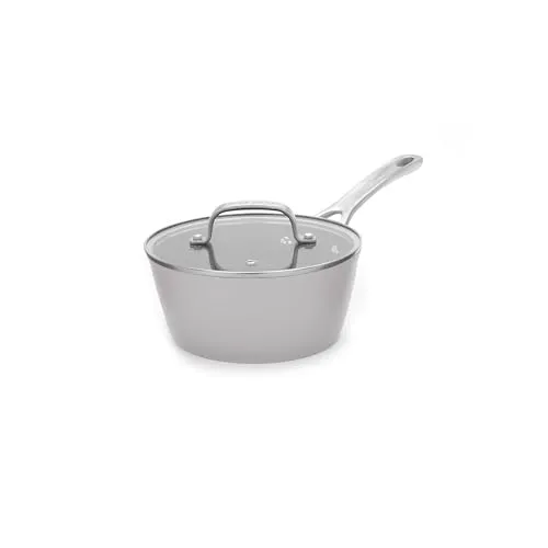 Laura Ashley – 18 cm Kochtopf mit Antihaftbeschichtung - Universal-Kochtopf mit PFOA-freier Antihaftbeschichtung, ergonomischem Edelstahlgriff und hitzebeständigem Glasdeckel – ideal für gesundes und einfaches Kochen.
