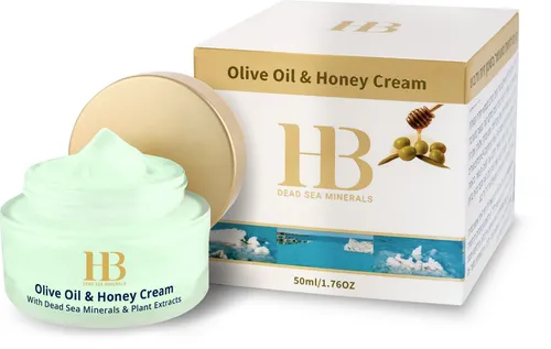 H.B. Dead Sea Minerals Anti-Aging-Creme Health&Beauty Olivenöl-Honigcreme mit Totes-Meer-Mineralien 50 ml