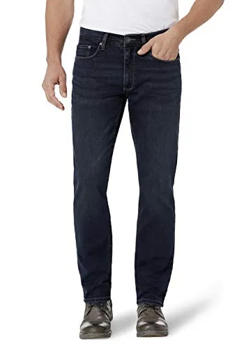 HERO BY JOHN MEDOOX Denver Regular Straight Stretch Jeans in blau von HERO by John Medoox