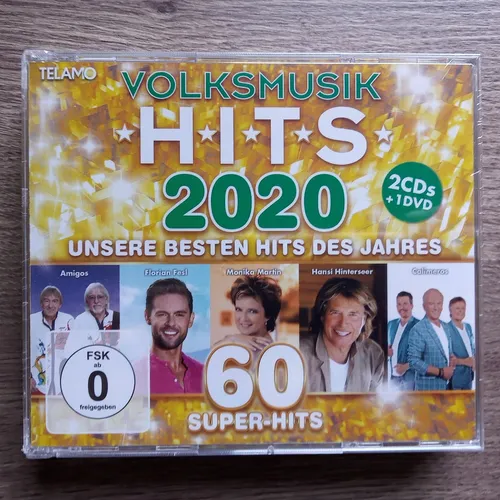 VOLKSMUSIK HITS 2020 Unsere besten Hits des Jahres 60Hits - 2CD & 1DVD NEU OVP