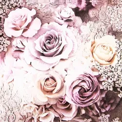 Papierservietten Lila von Home Fashion