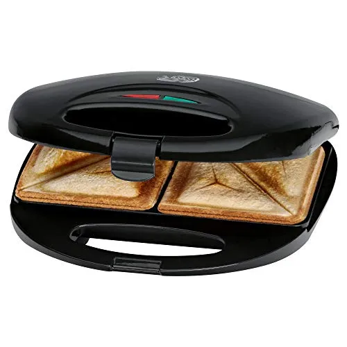 Clatronic® Sandwichmaker ST 3477 - Toaster mit dreieckigen Sandwichplatten, automatischem Temperaturregler und Antihaftbeschichtung für einfache Reinigung und optimale Ergebnisse.