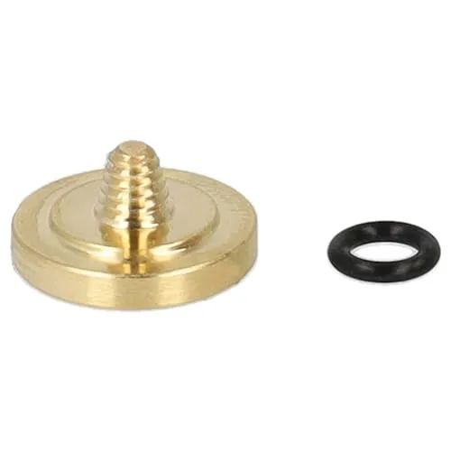vhbw Auslöseknopf kompatibel mit Fuji/Fujifilm STX-2, X10, X100, X100S, X100T, X20, X30 Kamera - Ergonomischer Ersatzknopf, Metall, Gold