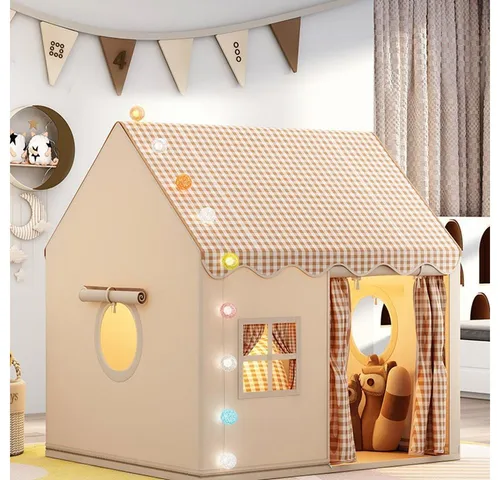 Kinderzelt Indoor Schloss Spielhaus für Mädchen & Jungen