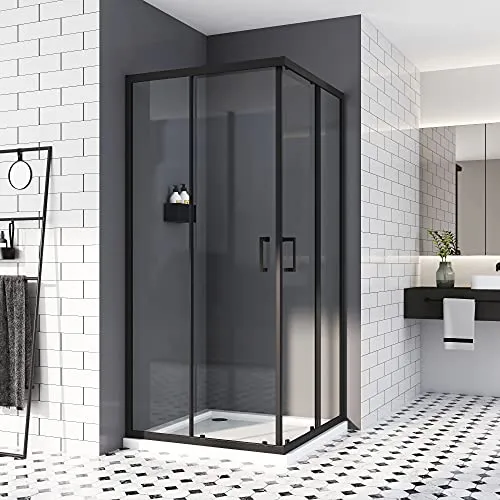 Duschkabine 80 x 90 cm mit Doppel Schiebetür