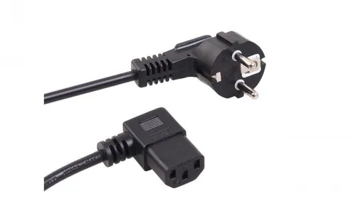 Kabel zasilający kątowy 3 pin 3M wtyk EU Maclean MCTV-803 MCTV-803