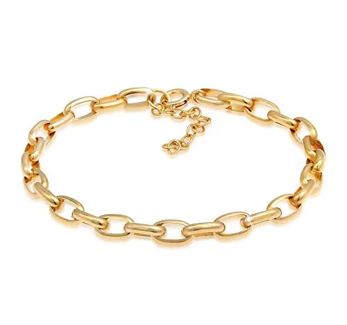 Damen Charm Träger Armband 925 Sterling Silber - Elegantes vergoldetes Bettelarmband für alle gängigen Charm-Anhänger, 19 cm verstellbar, aus hochwertigem 925er Sterlingsilber, ideal als Geschenk für besondere Anlässe.