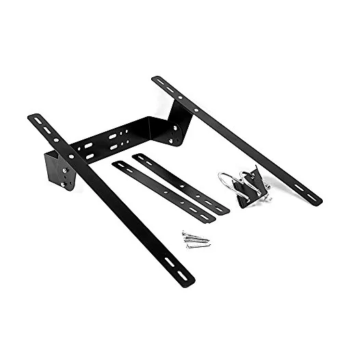 Wand-Mast Montageset Aluminium für 20W bis 50W Solarmodule - Solarpanel-Halterung, robustes Aluminium-Montageset für einfache Mast- oder Wandmontage von 20W bis 50W Solarmodulen.