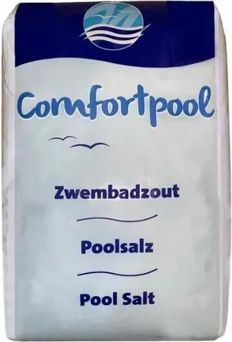 Comfortpool Poolsalz 20 kg - Für sauberes Poolwasser - Sonstiges Poolzubehör: Dieses hochwertige Poolsalz verwandelt sich in Chlor und sorgt für klares, frisches Wasser ohne Chlorgeruch oder Hautreizungen.