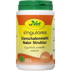 Singulares Eierschalenmehl Natur Struktur 350 g von cdVet