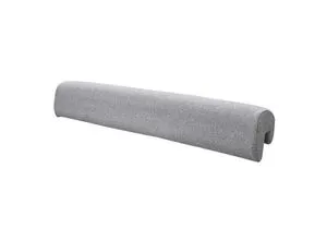 PAIDI Kopfschutz für Wickelkommode, grau - Wickeltisch-Zubehör für Sicherheit, schützt vor Stößen mit hochwertigen Materialien, Maße: 78x11,8x7 cm.