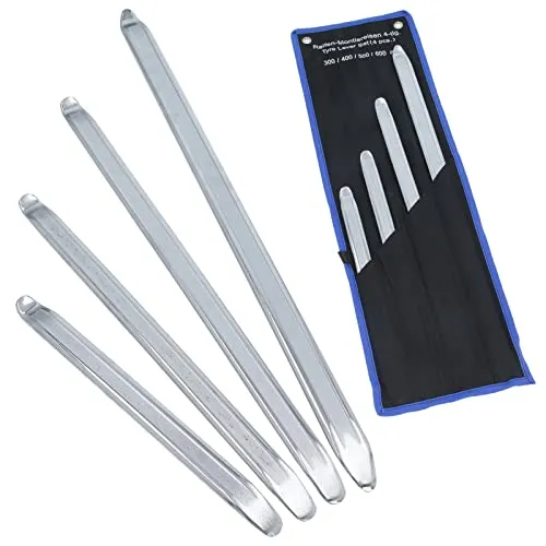 GEPCO Reifen-Montiereisen-Satz 300-400 - 500-600 mm 4-TLG. Montierhebel Montieren Werkzeug 30-60 cm