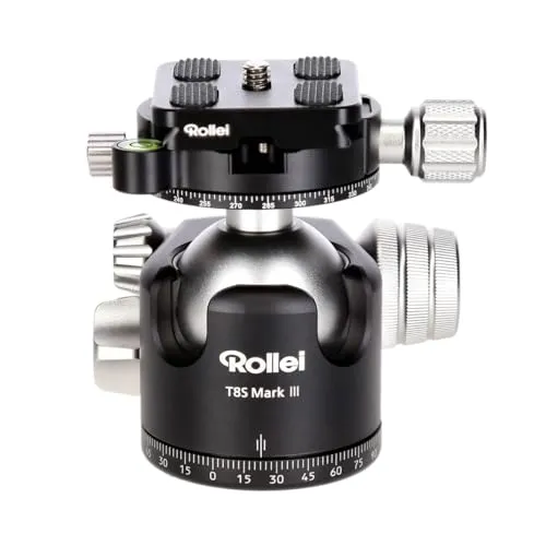 Rollei T8S Mark III 360 Grad Kamera Stativ mit Kugelkopf