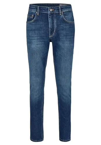Daniel Hechter Herren 5-Pocket METZ Jeans, 670, 36/34 - Hochwertige Jeans mit T400 Stretch-Technologie für optimalen Tragekomfort und Bewegungsfreiheit.