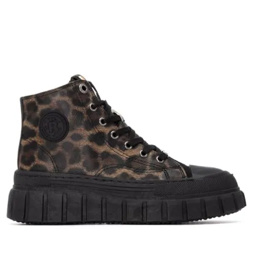 Refresh Damen Turnschuhe 17307603-CAMEL - Wanderschuhe aus veganem Material mit schnürbarem Schaft und praktischem Reißverschluss. Ideal für lässige Outfits und bequemes Tragen.