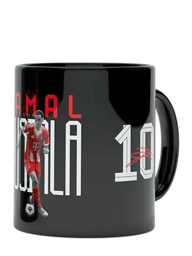 FC Bayern München I Tasse Musiala 0,3 l I Schwarz in schwarz von FC Bayern München