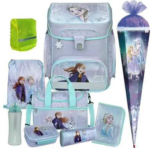 Scooli Schulranzen 1. Klasse Mädchen EasyFit Set (10-tlg) rot