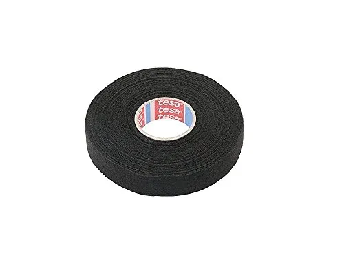 Tesa 51026 19mm x 25m Hitzebeständig PET-Gewebeband Isoband Klebeband von Motorraumkabelsätzen