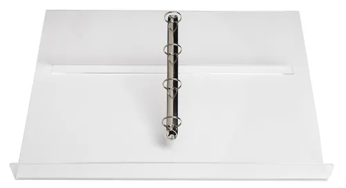 EXACOMPTA Dokumentenhalter DIN A3 transparent - Praktischer Dokumentenhalter aus hochwertigem Acryl, ideal für die übersichtliche Präsentation und Aufbewahrung von Unterlagen im DIN A3 Format.