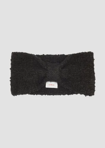 s.Oliver Stirnband Stirnband Gestricktes Stirnband aus Bouclé