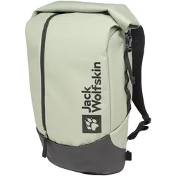 Jack Wolfskin Rucksack All-In Pack 30 mint leaf - Daypack mit praktischem Laptopfach für Geräte bis 14 Zoll, ideal für Alltag und leichte Wanderungen, wasserfester Reißverschluss und abnehmbarer Hüftgurt.