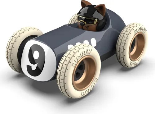 Playforever Spielzeugauto Egg Scrambler mit Pilot Karlos