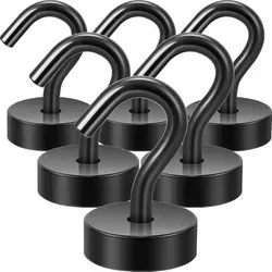 Magnethaken Neodym 12kg Schwarz – Starker Kleiderhaken für Zuhause - Entdecke den Magnethaken Neodym 12kg Schwarz – ideal für Ordnung in Küche, Garage und Wohnmobil. Robuste 4-Schichten-Beschichtung sorgt für Langlebigkeit und Korrosionsschutz. Perfekt zum Aufhängen von Werkzeugen, Tassen und mehr!