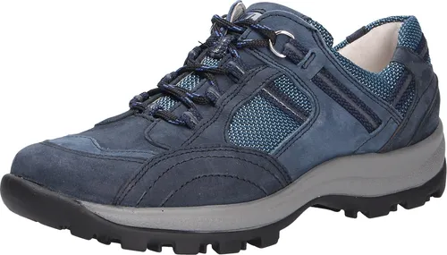 Waldläufer Damen Wanderschuhe HOLLY - Blau - Größe 40 - Wanderschuhe aus Leder/Textil mit herausnehmbarem Fußbett für individuelle Anpassung und hervorragenden Tragekomfort, ideal für Outdoor-Abenteuer.