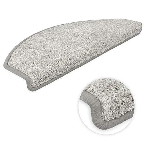 Kettelservice-Metzker Stufenmatten Ventura Halbrund Einzeln und SparSet's Lichtgrau 18 Stück