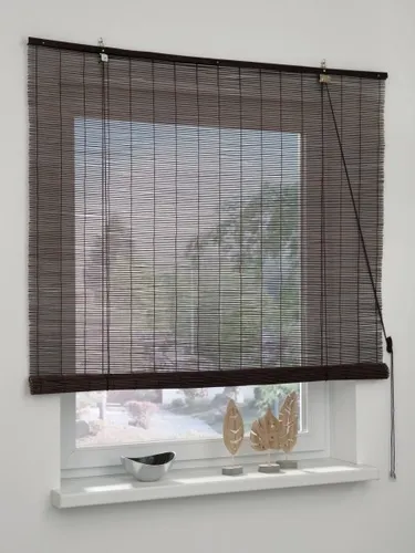 Gardinia Bambus-Rollo schoko 60 x 160 cm Rollo