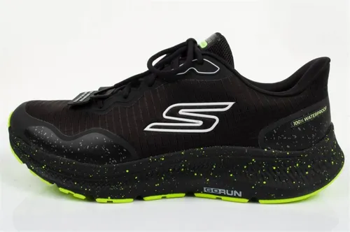 Skechers Go Run Herren Sportschuhe [220874/BKLM] Black Lime - Sneaker für Herren in Schwarz mit limefarbenen Akzenten, ideal für Lauf- und Fitnessaktivitäten, bietet herausragenden Komfort und Unterstützung.