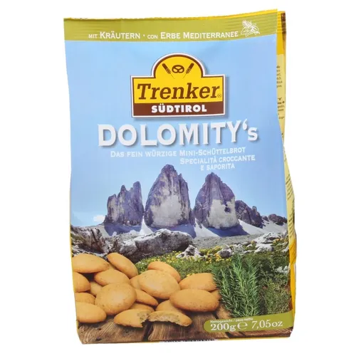  Dolomity's Südtiroler Mini-Schüttelbrot Kräutern 200g Trenker 14,75 EUR/kg
