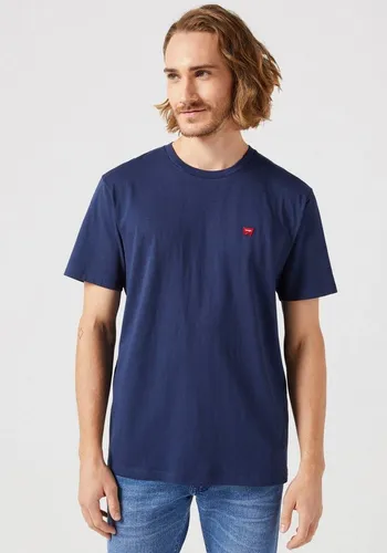 Wrangler Kurzarmshirt mit Logostickerei auf der Brust von Wrangler