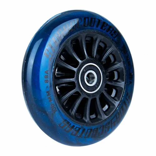 Story 10 Spoked Stunt-Scooter Trick Roller Rolle Abec9 Wheel 100mm Schwarz Blau