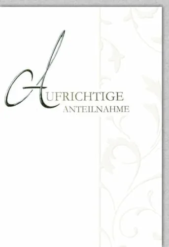Trauerkarte Dezent