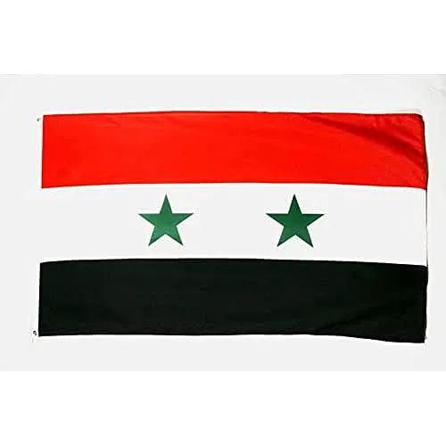 AZ FLAG - Flagge Syrien - 150x90 cm - Syrische Fahne 90 x 150 Cm Feiner Polyester - Flaggen