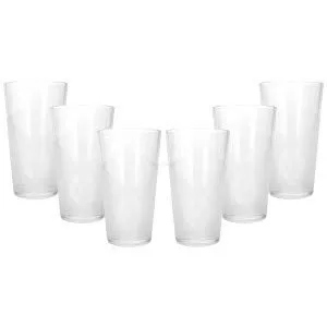 Alpha Noble Vodka Longdrink Glas Gläser Set - 6x Gläser 2/4cl geeicht