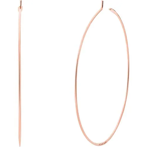 Michael Kors Damen-Creolen aus 925er Silber in Roségold - Elegante Ohrringe für Damen aus 925er Silber, perfekt für jeden Anlass und ideal als Geschenk in einer stilvollen Verpackung.